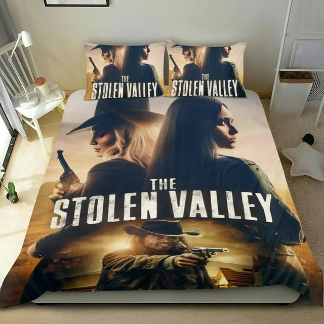 El valle robado Conjunto de sábanas temático, trío de piezas, cómodo y amigable con la piel, diseño único, regalo de decoración para el hogar para familiares, amigos y fans,173cm *218cm