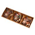 thumbnail image 4 of Hanging Slices,christmas Wooden Hanging Ornaments Decor Pendants,Wood Slices Crafts Slices Pendant Xmas Tree,Wooden Shapes Christmas Tree Gifts Party Supplies,Xmas Pendants Embellishments Elk, 4 of 8