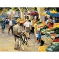 thumbnail image 3 of Deymonaz, Andre 14x12 Black Modern Framed Museum Art Print Titled - Au marche, 3 of 5