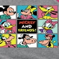 thumbnail image 3 of Mickey & Friends - Mickey And Friends Grid - Toddler And Youth Girls Raglan Graphic T-Shirt, 3 of 5
