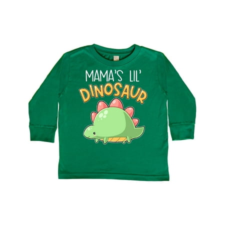 

Inktastic Mama s Lil Dinosaur with Cute Stegosaurus Gift Toddler Boy or Toddler Girl Long Sleeve T-Shirt