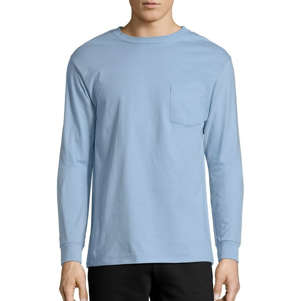Hanes Hanes Men's Authentic Long Sleeve Pocket Tee