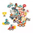 thumbnail image 1 of Janod Wooden Magnets - Imagination and Creativity Sets (Vehicles) - 2 to 5 years old, 1 of 5