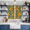 thumbnail image 2 of Curtains 84 Inches Long 2 Panels, Orange Lemons Grommets Window Treatment Curtain, Summer Botanical Elegant Pastoral Watercolor Thermal Curtains Drapes for Living Room/Bathroom, 2 of 9