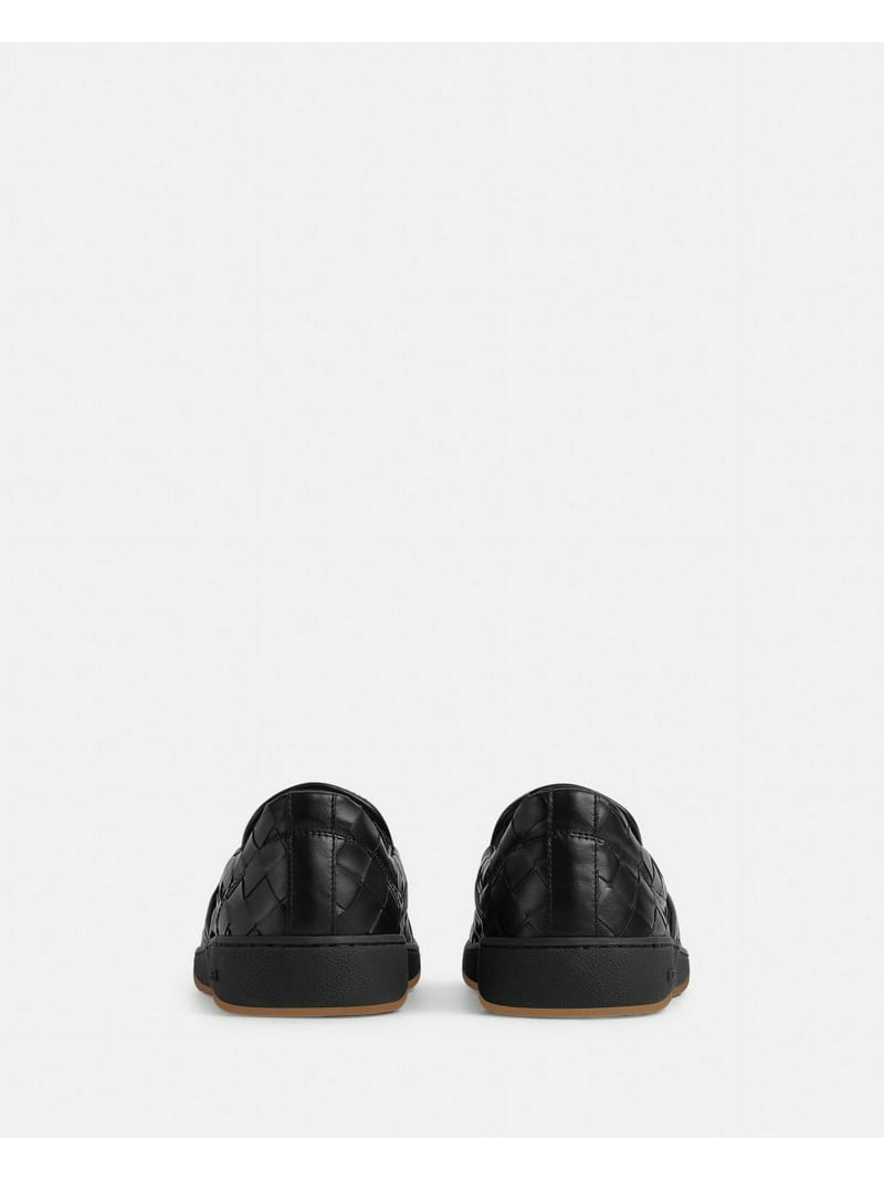 Bottega Veneta SLIP-ON LEATHER SNEAKERS Black (Women's
