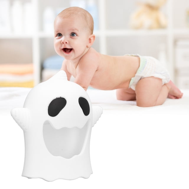 Bebé Manopla Mordedor Halloween Fantasma Infantil Lindo Suave