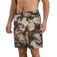 thumbnail image 2 of Stray Kids Men's Swim Trunks Quick Dry Beach Board Shorts with Pockets Mesh Lining Bathing Suits, 2 of 7