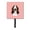 Pink, variant on Checkerboard Lime Green Basset Hound Leash Or Key Holder, 4.25 W x 7 H In.