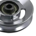 thumbnail image 3 of Bearing Pulley Wheel Cable Gym Fitness Equipment Part Universal cable machine aluminum 73mm Silver, 3 of 9