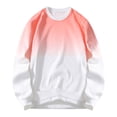 thumbnail image 1 of GigrtiJin Chandail en Molleton Dégradé pour Hommes Col Rond Manches Longues Chandails en Molleton Confortables Mode Ample Chandail Tops, 1 of 3