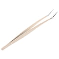 thumbnail image 1 of Precision Eyelash Tweezers with Bent Tip for False Lashes Multi-Functional Makeup Tool for Easy Application and Removal Beige, 1 of 8