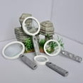 thumbnail image 3 of Giaone Handheld Magnifier Ergonomic Grip Magnifying Glass For Reading Craft Hobbies, 3 of 8
