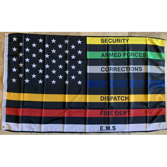 Service USA Memorial Flag - 3'X5' Rough Tex® 100D