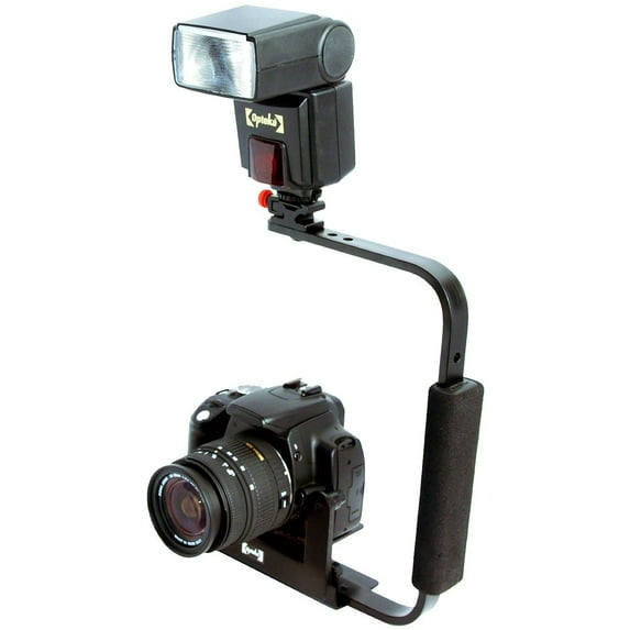 Opteka FB-10 DSLR Digital Camera External Flip Flash Stand Bracket Adapter Holder Mount for Kodak EasyShare Z981 Z990 Z5120 Z8612 AZ651 S-1 S1 IS Max