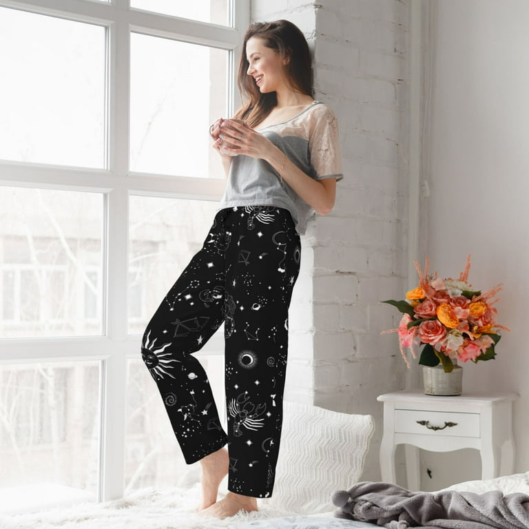 Moon and star pajamas womens hotsell