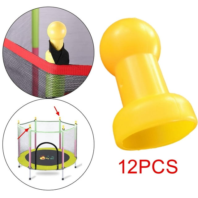 12 Uds. TAPAS polín de 1 pulgada de diámetro, cubierta protectora de extremo, accesorios, piezas de repuesto, tapas de extremos, piezas Macarena Tapas de postes de trampolín