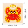 thumbnail image 5 of Gpaecead Wooden Puzzles for Toddlers 1-3, 4pcs Shapes, Insect Animal Themed Montessori Toys for 1 Year Old Learning, Educational Preschool Toys for Boys Girls, 5 of 8