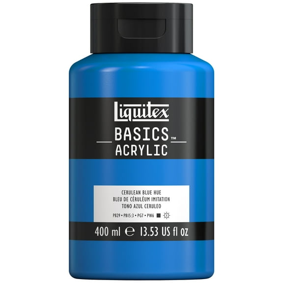 Liquitex BASICS, 400ml, Cerulean Blue Hue