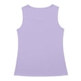 thumbnail image 5 of ZHYou No Boundrie Plus Size Women's Sleeveless V Neck Tank Tops Scalloped Edge Trim Loose Fit Flowy Swing Summer Pullover Blouses Pink Size 5XL, 5 of 5