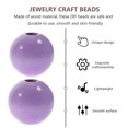 thumbnail image 3 of OULII 100 Pcs Perles Violettes pour Fournitures d'Artisanat Design Simple, 3 of 5