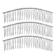 thumbnail image 4 of 6 piezas, 30, pinzas para el cabello, peines, alambre de metal, peines para el cabello, peines para velo de novia, Blanco k, 4 of 9