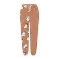 thumbnail image 5 of XQYLOS Halloween Sweatpants for Teen Girls Pumpkin Graphic Baggy Wide Leg Pants Elastic Waist Joggers Cotton Long Trousers Comfort Fit Holiday Theme Cozy Party Style, 5 of 5