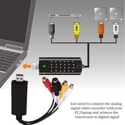USB Video Capture Converter, Digitize and Edit Video, VCR VHS to DVD, Analog Video to Digital PC for Windows 7 8 10