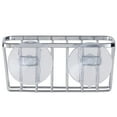 thumbnail image 6 of Kitchen Details Suction Mount Metal Sink Caddy, Chrome, 6 of 6