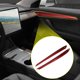 thumbnail image 2 of 2uds Coche Interior Delantera Puerta Panel Reposabrazos Cubierta Adorno Decoración Rojo, 2 of 7