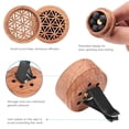 thumbnail image 3 of Riwesomey Difusor de aceite esencial de ventilación automática de madera, 2 piezas, desmontable, elegante, interno, para dormitorio, sala de estar, Purificadores de aire Tipo 2 Riwesomey VI017234-02B, 3 of 6