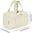 thumbnail image 2 of Large Capacity Lightweight Travel Cosmetic Bag Wide Open Design Toiletry Organizer For Women, 2 of 7