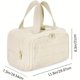 thumbnail image 2 of Bolsa de cosméticos de viaje resistente a la humedad Bolsa de cosméticos de viaje resistente a la humedad, gran capacidad, amplia apertura, 0,6 lb, ligera, para mujeres que viajan, artículos de aseo, 2 of 6