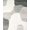Grey White, Pattern 3, variant on ODIKA Pile Abstract Padded Oblique Lines Interlocking Geometric Minimalist Pet Friendly & Kids Safe Play for Playroom, Bedroom, Reading Nook