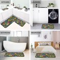 thumbnail image 4 of 2-Piece Kitchen Rugs Set Non-Slip Mats Carpet Floor for Kitchen, Bathroom (19.7"x27.6" & 19.7"x47.2") Vibrant and Colorful Graffiti Patterns, 4 of 7