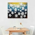 thumbnail image 2 of GOSMITH White Flowers Oil Paintings on Canvas Wall Art for Living Room Bedroom Home Decorations Large Modern Stretched and Framed 100% Hand Painted Contemporary Pretty 20x16in, 2 of 4