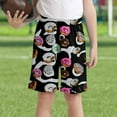 thumbnail image 2 of BOOMNY Toddler Boys Shorts Wide Leg Shorts for Boys Cute Graphic Elastic Waist Drawstring Cozy Summer Shorts for Children, 2 of 7