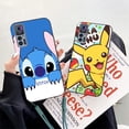 thumbnail image 3 of TCL 30 30XE 30T SE 30E 305 306 5G T603DL Pikachu stitch Funda Para Teléfono Cómoda Sensación Cordón Cubierta, 3 of 4