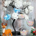 thumbnail image 4 of NOGIS Clear Plastic Flat Disc Ornaments 3.15 inch DIY Transparent Fillable Ornaments Balls Christmas Hanging Ornaments Christmas Tree Decor Holiday Craft Tree Decorative (Flat, 12 Pcs), 4 of 7