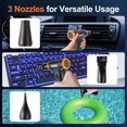 thumbnail image 3 of DOWYLIK Compressed Air Duster,220000RPM Electric Air Duster, No Canned Air Duster-Replace Compressed Air for Car, Computer, Keyboard, 3 of 7