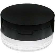 RENACLIPY Makeup Loose Powder Box Case Black 1Pack