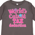 thumbnail image 4 of Inktastic Tax Deduction Worlds Cutest Girls Girls Long Sleeve Toddler T-Shirt, 4 of 5