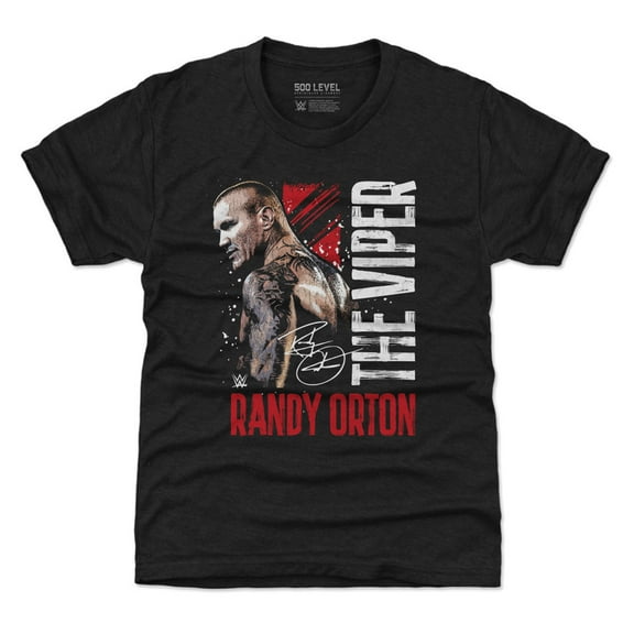 Youth 500 Level Heather Black Randy Orton Gritty T-Shirt