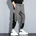 thumbnail image 5 of Pantalones deportivos masculinos, pantalones harén delgados y ajustados, pantalones lisos de verano, mallas, pantalones deportivos para hombre, ajustados, anchos y holgados, oferta de bienvenida, suda, 5 of 5