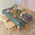 thumbnail image 4 of Colorful Ethnic Pattern Rectangle Tablecloth 60"x102",Waterproof Polyester Rectangle Table Cloth, Wipeable Spillproof Polyester Tablecloth for Dining, Camping, Indoor and Outdoor, 4 of 6