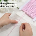 thumbnail image 5 of 44 Yards Rick Rack Trim RIC Rac Ribbon 1/8 inch Rickrack Lace Wave Zig Zag Pearl Pink Wave Bending Fringe Lace Trim S Shaped Woven Fabric for Sewing DIY Crafts Wedding Dress, 5 of 9