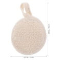 thumbnail image 2 of Esponja exfoliante de baño para el cuerpo, esponja de lufa de algodón, rebanada de lufa natural para hombres y mujeres, para ducha y spa, 2 of 8