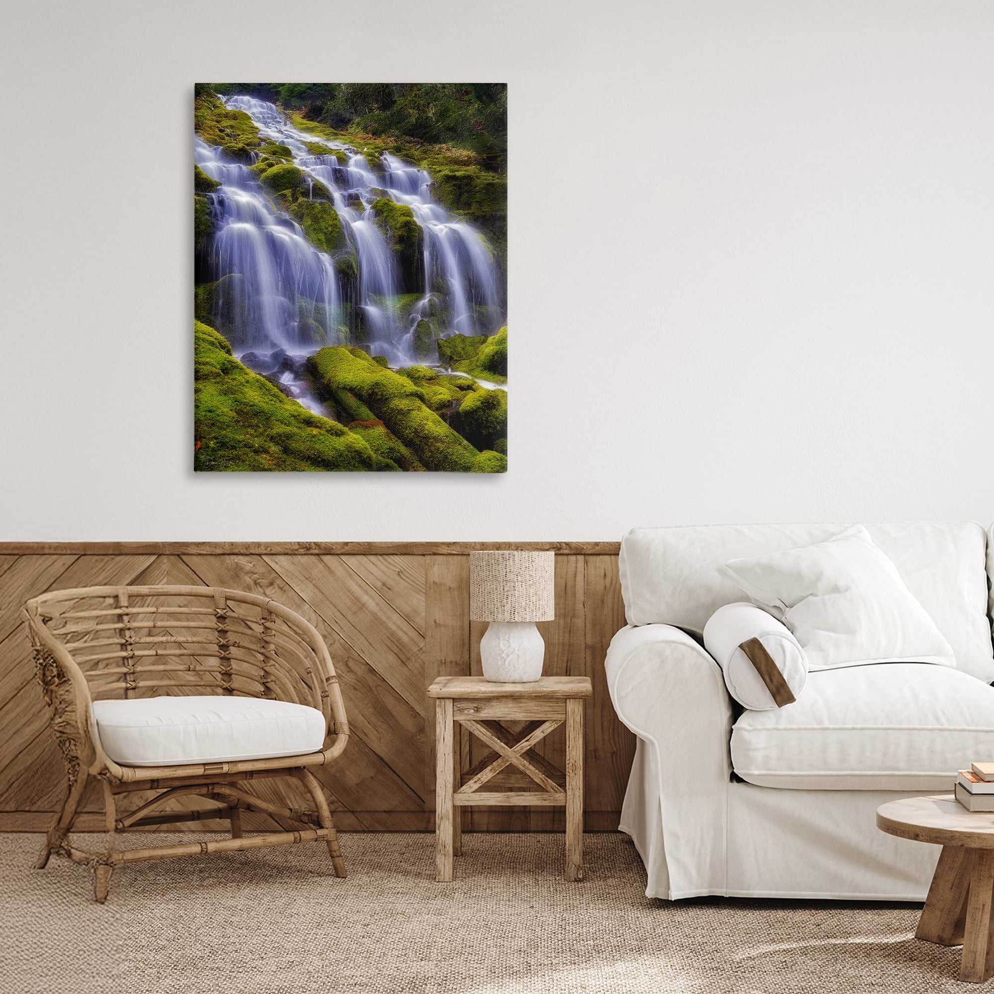 Stupell Industries Upper Proxy Falls Canvas Wall Art, design by Dennis Frates