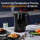 thumbnail image 5 of Aigostar Hervidor, Tetera Eléctrica de 1.7 Litros, Doble Pared de Acero Inoxidable, Apagado Automático, 1200w, Base Removible, Negro, 5 of 7