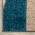 thumbnail image 6 of Well Woven Sunburst Blue, Beige, Brown Modern (9'3" x 12'6") Geometric Comfy Casual Hand Carved Area Rug, 6 of 9