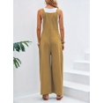 thumbnail image 2 of Combinaison Longue Sans Manches Boho, Combinaison Ample Décontractée avec Poches, Vêtements pour Femmes, 2 of 14